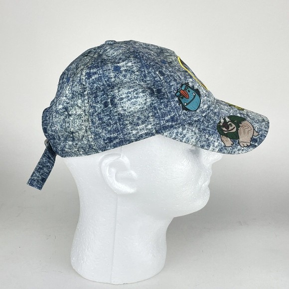 Kid's 2018 Dreamworks Trollhunters Adjustable Baseball Hat Cap Acid Washed - Picture 3 of 9